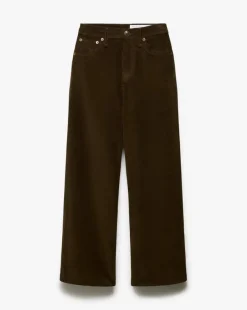 Andi Ankle Wide-Leg Corduroy Pants