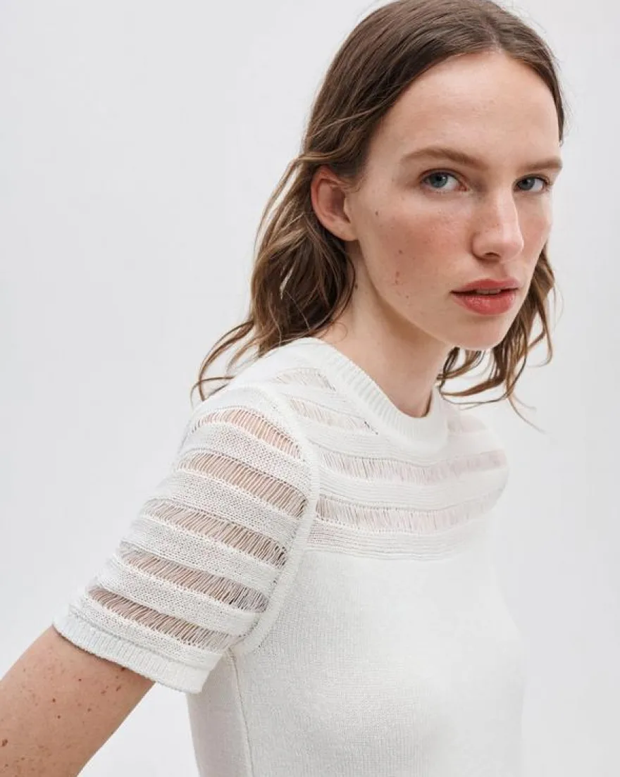 Britt Short-Sleeve Sweater