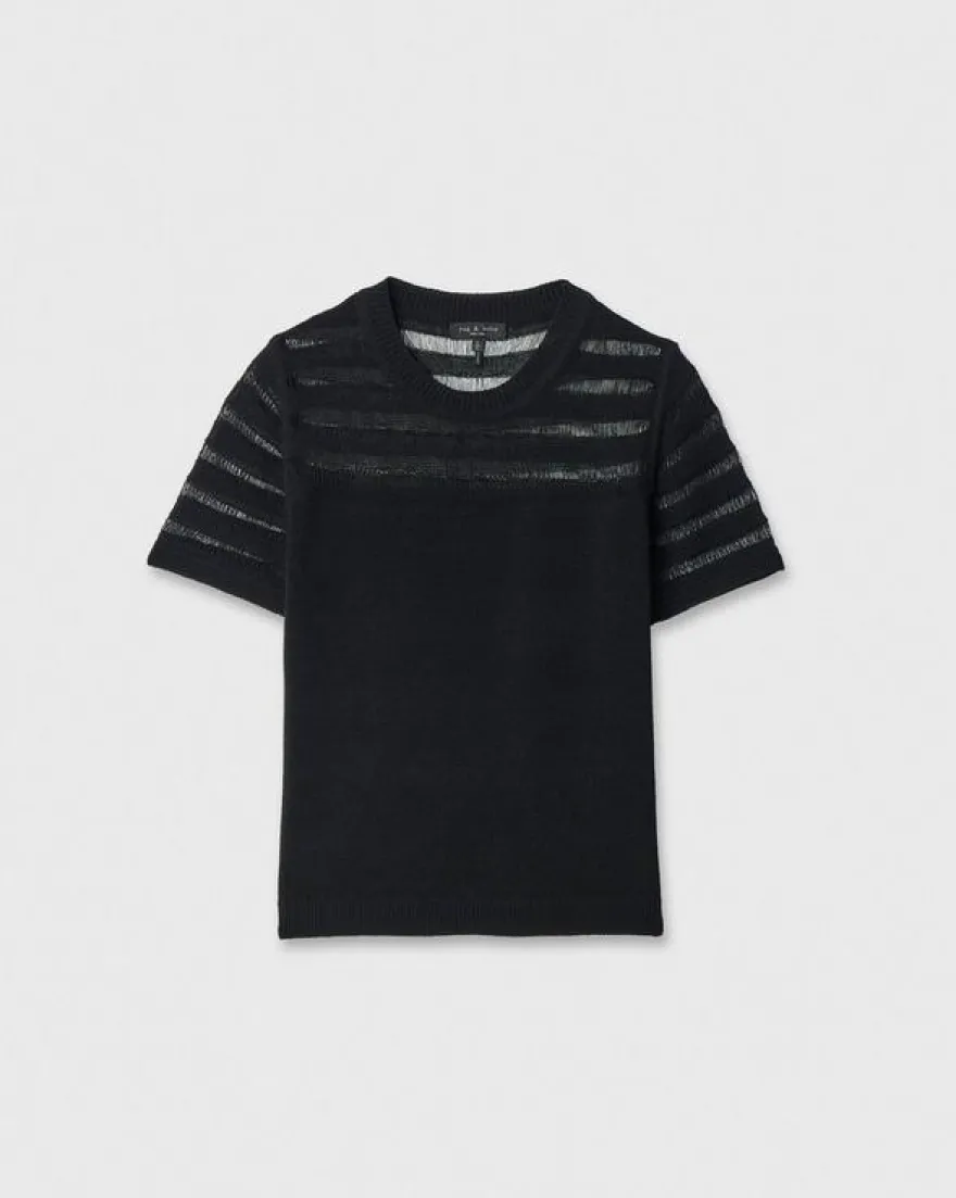 Britt Short-Sleeve Sweater