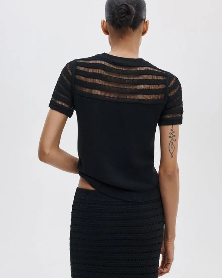 Britt Short-Sleeve Sweater