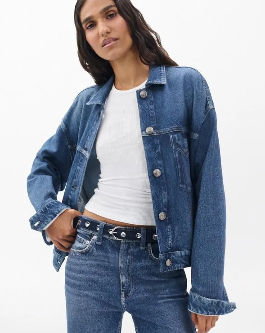 Brynn Studded Italian Suede Belt