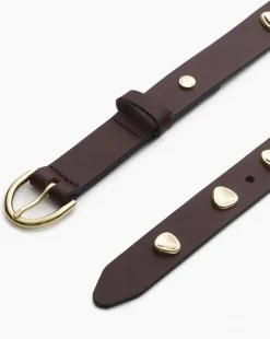 Brynn Studded Leather Belt