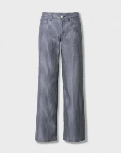 Cam Striped Poplin Pant