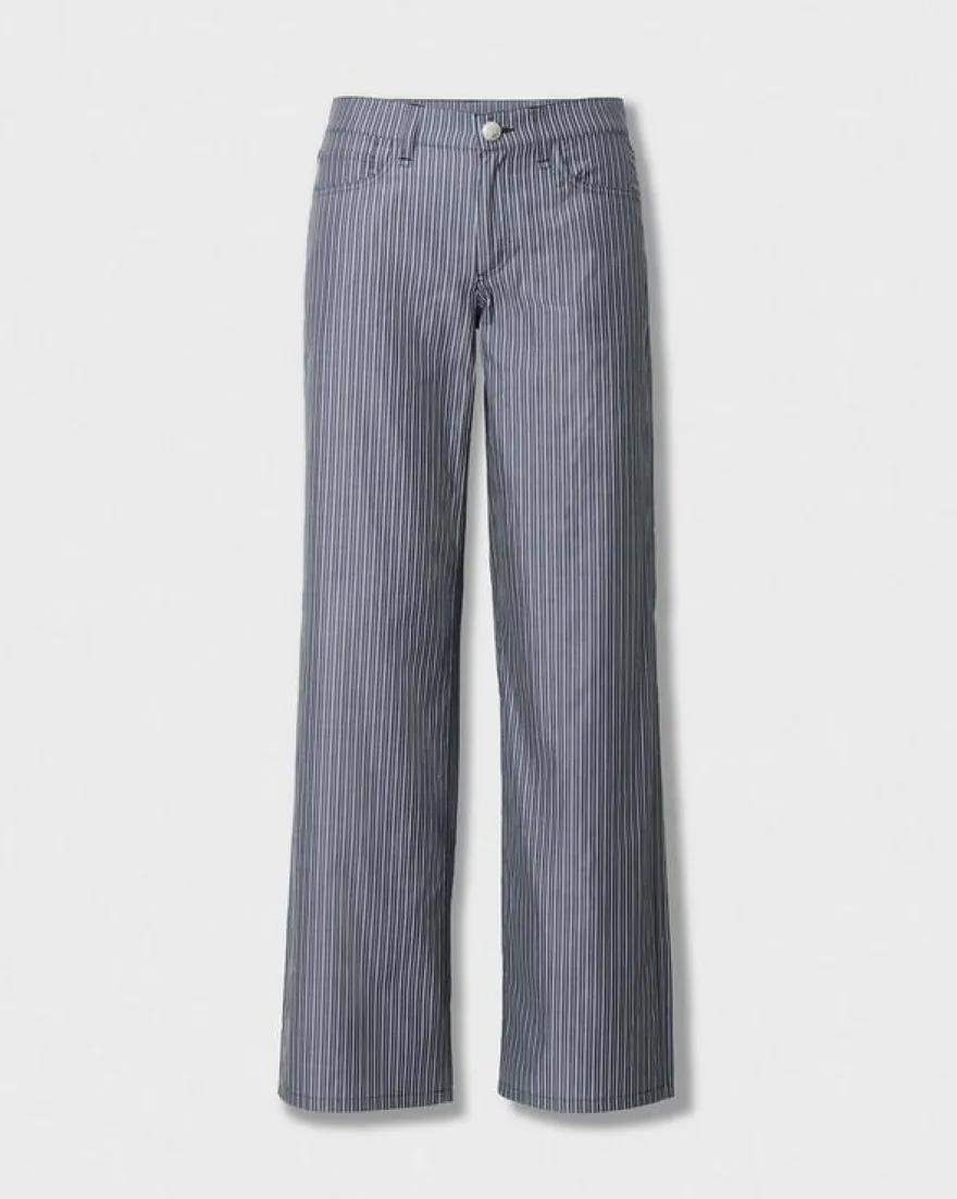 Cam Striped Poplin Pant