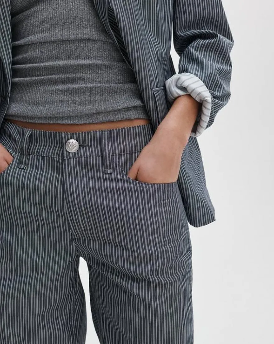 Cam Striped Poplin Pant
