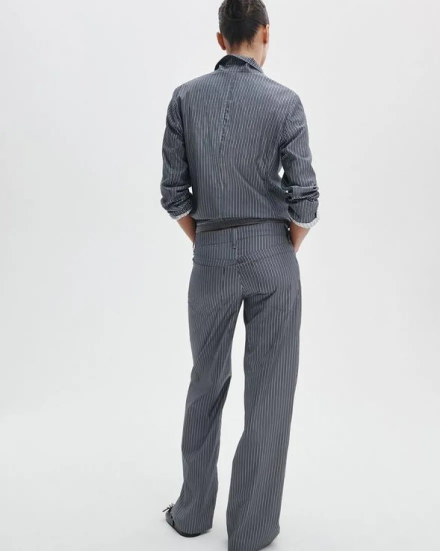 Cam Striped Poplin Pant