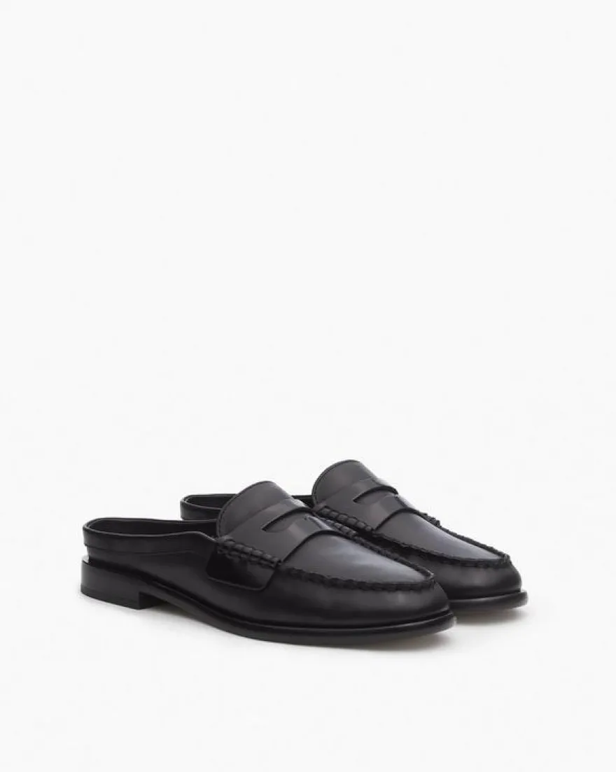 Carter Leather Mules