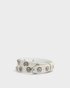 Celia Studded Italian Leather Belt