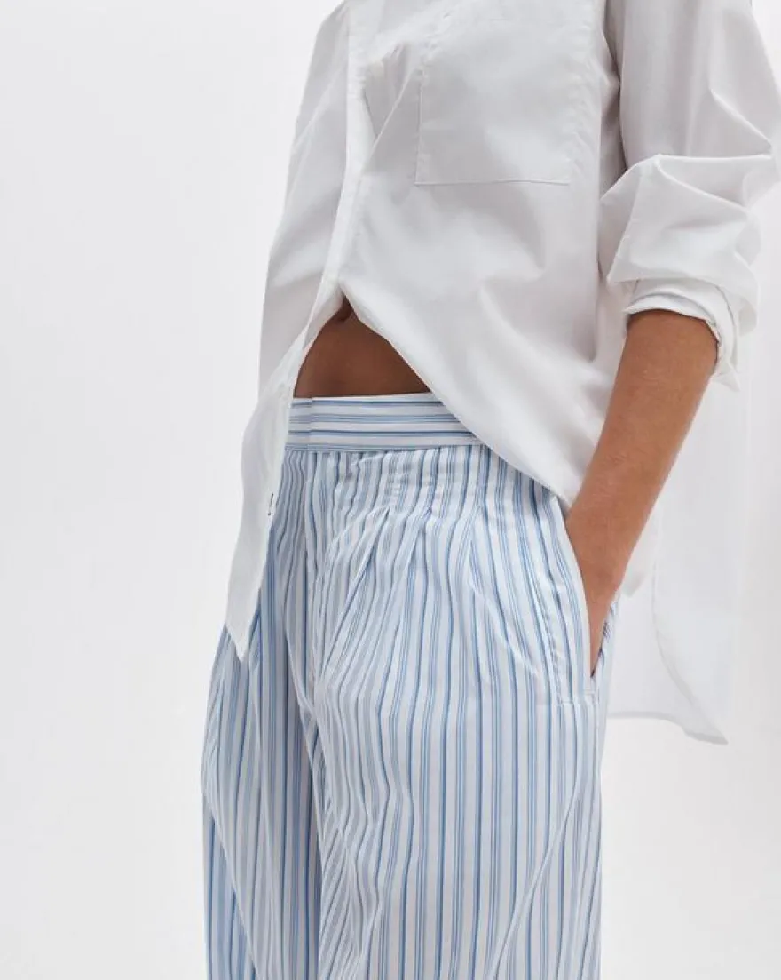 Chappell Striped Poplin Pants