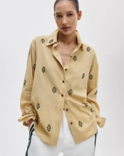 Connie Embroidered Cotton Shirt