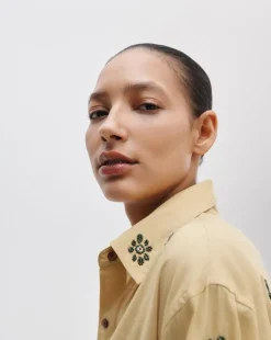 Connie Embroidered Cotton Shirt