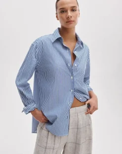 Connie Striped Poplin Shirt