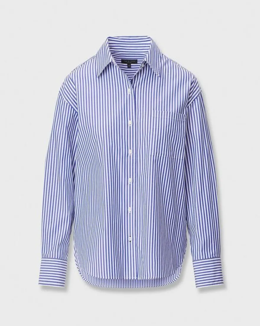 Connie Striped Poplin Shirt