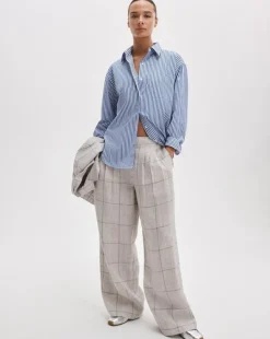 Connie Striped Poplin Shirt