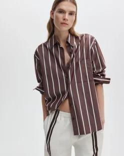 Connie Striped Poplin Shirt