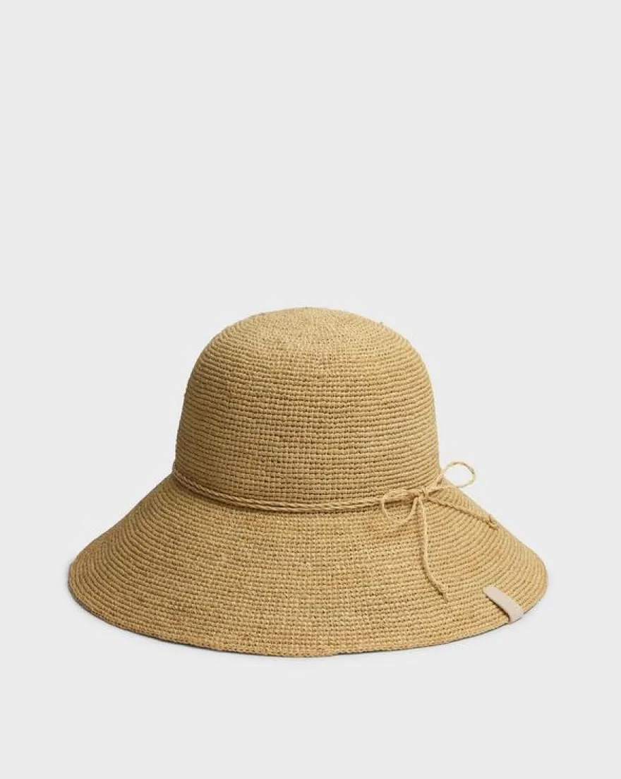 Crochet Raffia Bucket Hat