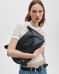 Downtown Leather Shoulder Bag