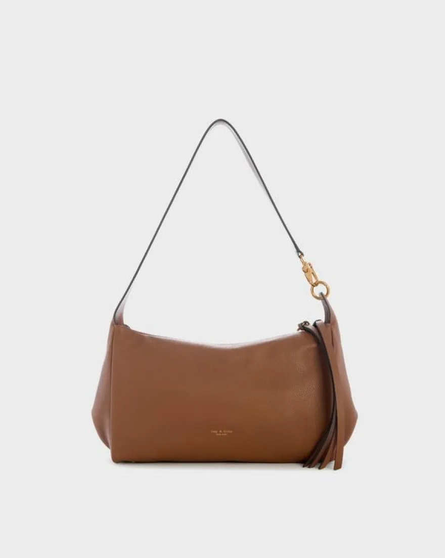 Downtown Leather Shoulder Bag