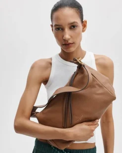 Downtown Leather Shoulder Bag