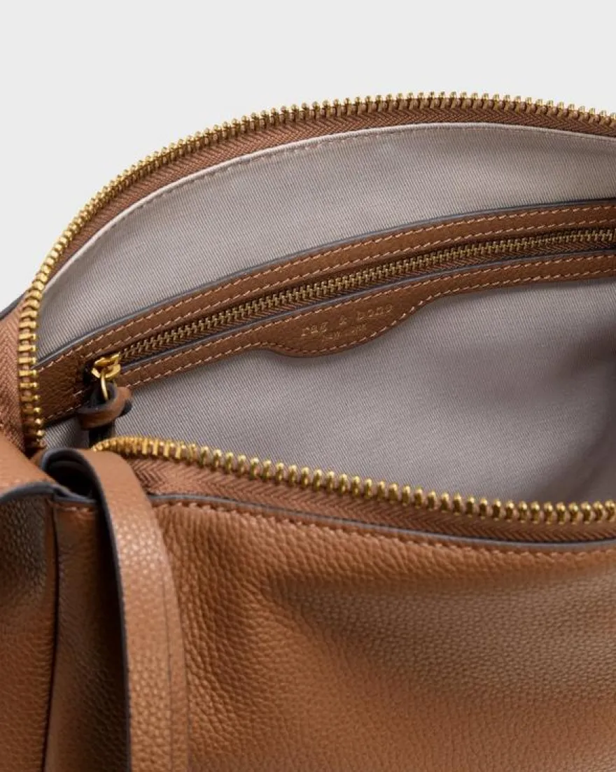 Downtown Leather Shoulder Bag