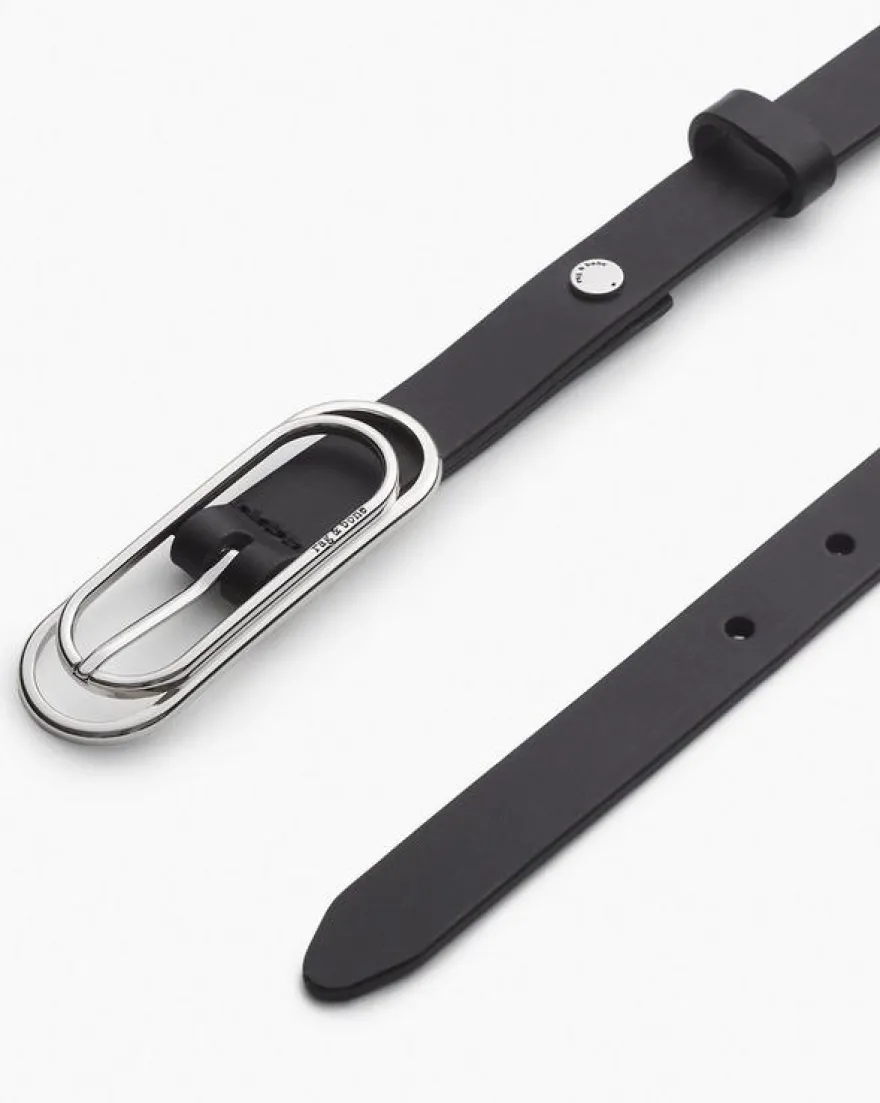 Duo Rounded Rebound Leather Belt