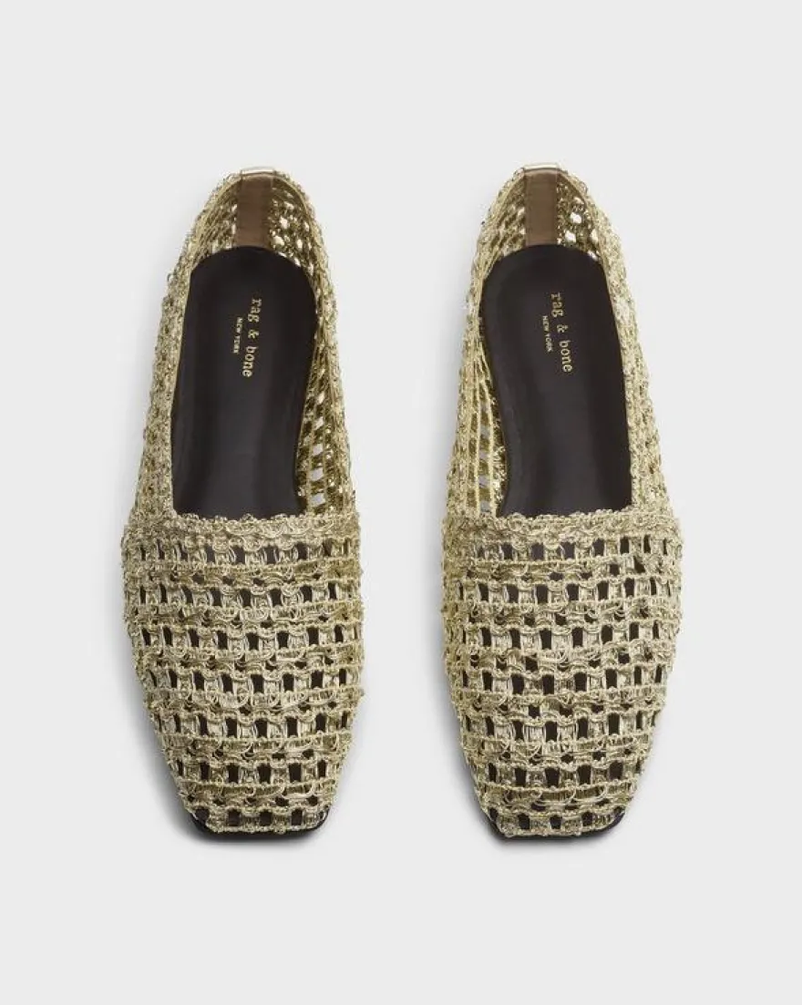 Emma Woven Mesh Flats