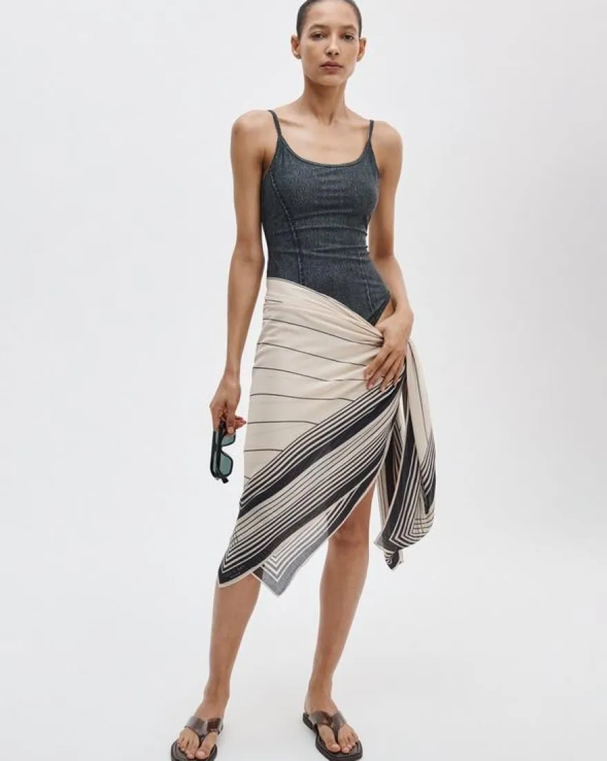 Erina Striped Scarf