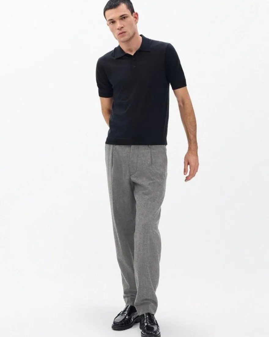 Evan British Plaid Wool Trousers
