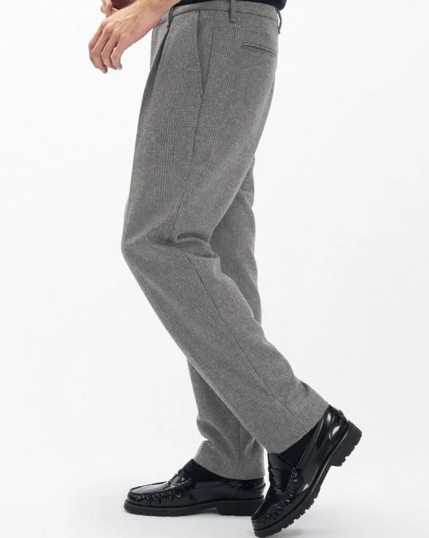 Evan British Plaid Wool Trousers
