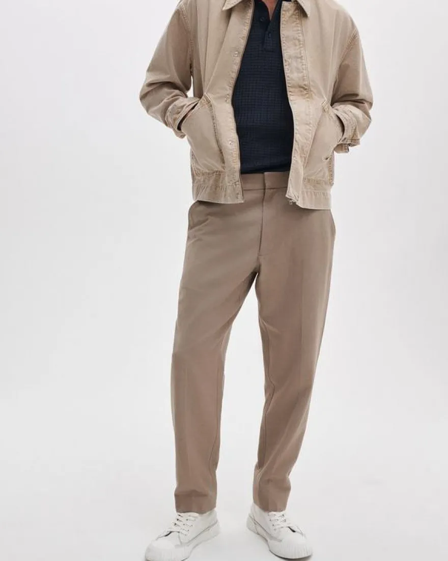Evan Italian Wool-Blend Trousers