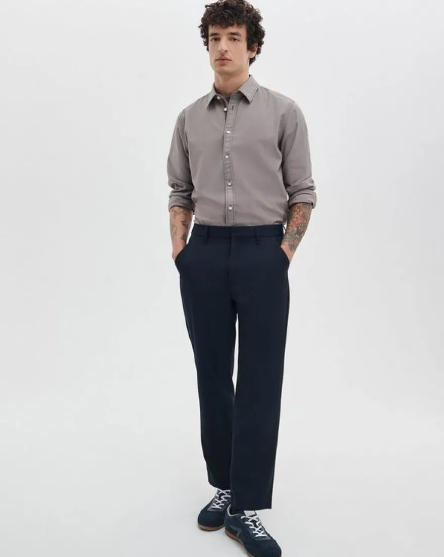 Evan Japanese Wool Gabardine Trousers