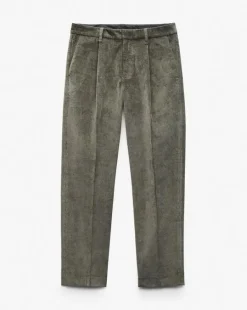 Evan Pleated Corduroy Trousers