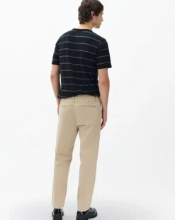 Evan Pleated Stretch Twill Chinos