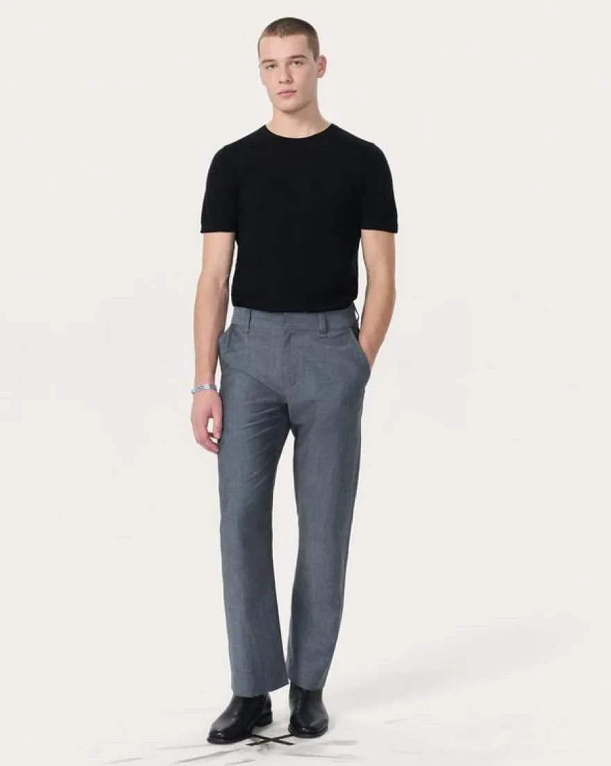 Evan Wool-Blend Trousers