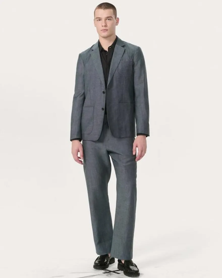 Evan Wool-Blend Trousers