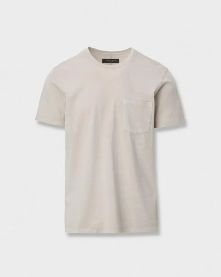 Garment-Dyed Pocket Tee