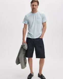 Garment-Dyed Pocket Tee