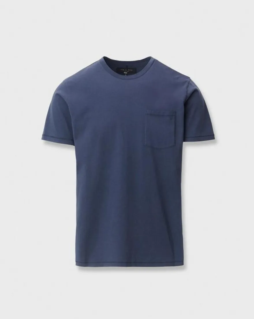 Garment-Dyed Pocket Tee