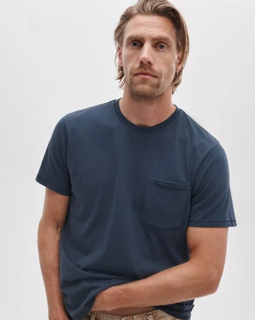 Garment-Dyed Pocket Tee