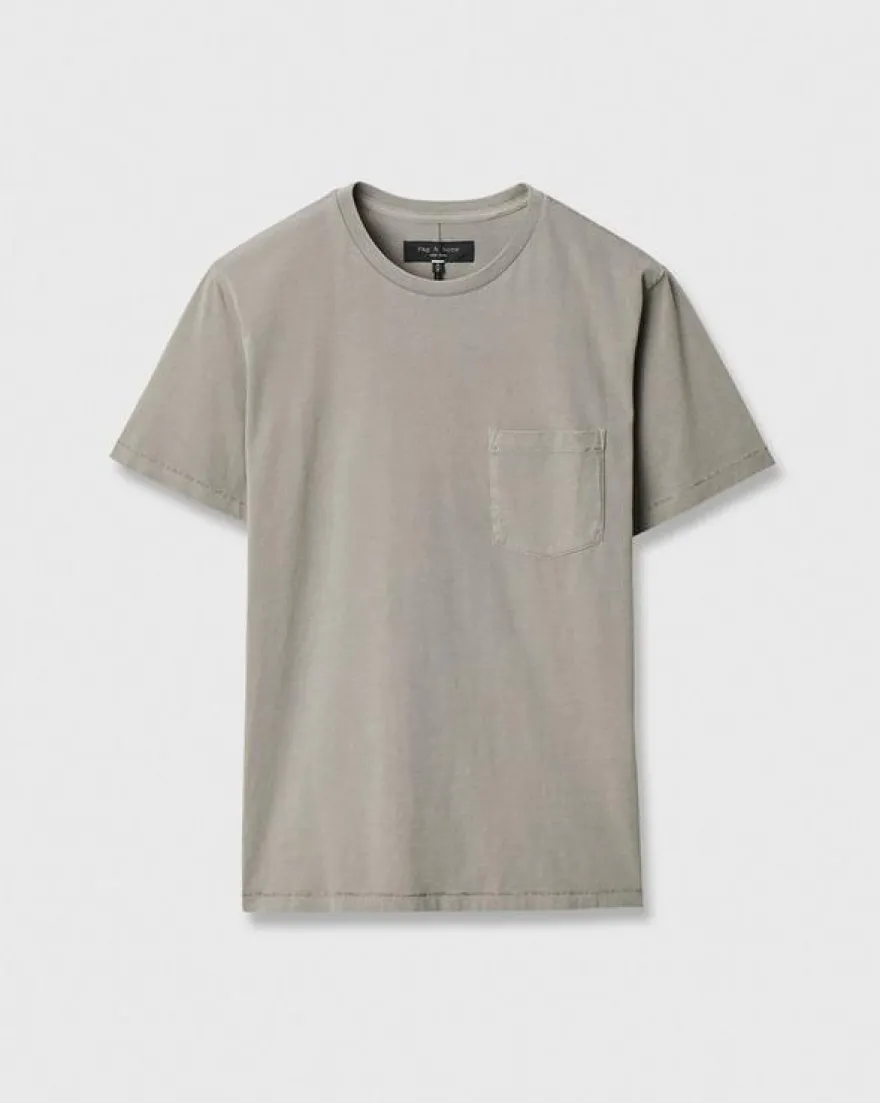 Garment-Dyed Pocket Tee