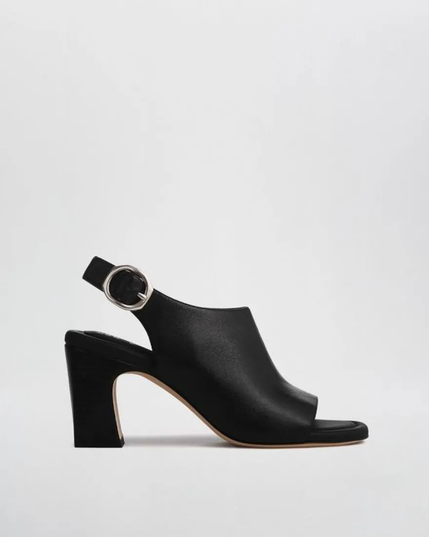 Gigi Leather Slingback Sandals