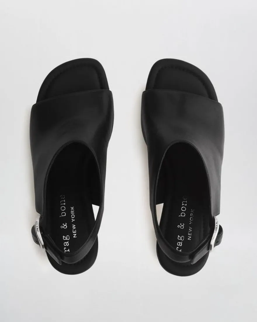 Gigi Leather Slingback Sandals