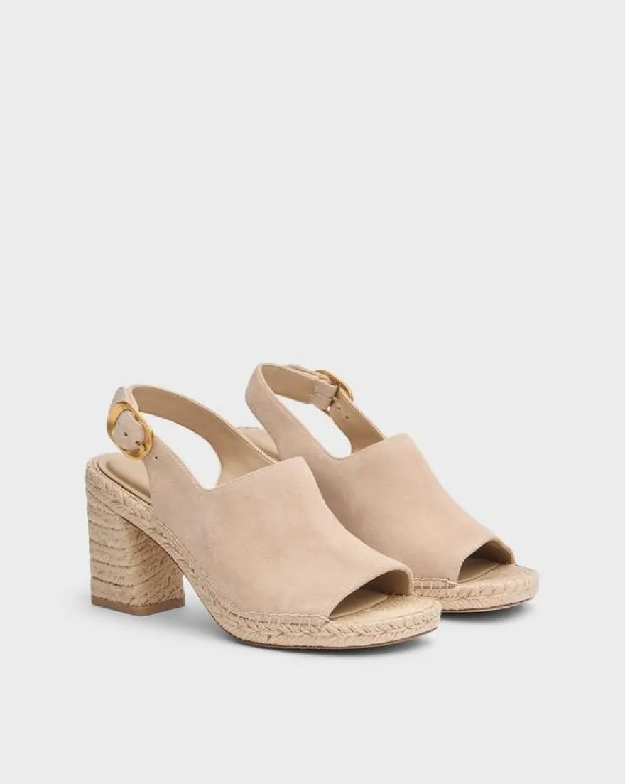 Gigi Suede Espadrille Sandals