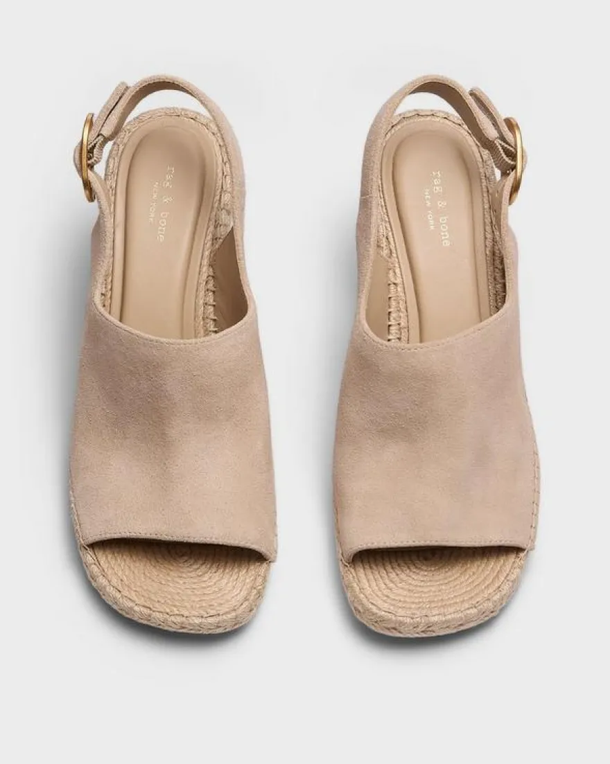 Gigi Suede Espadrille Sandals