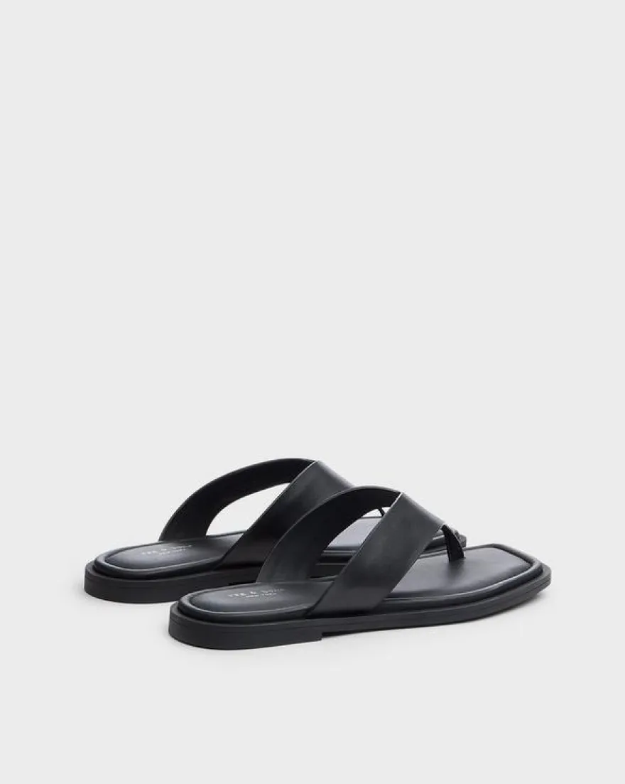 Gracie Leather Thong Sandal
