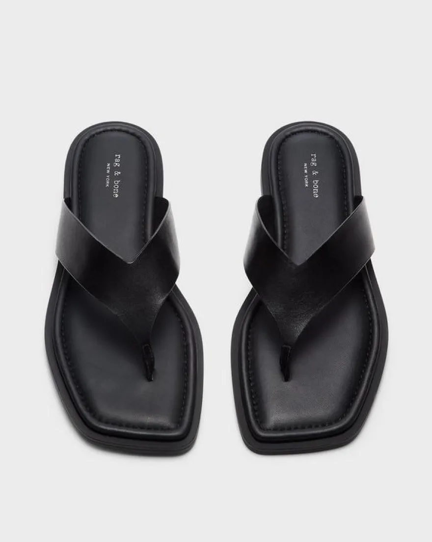 Gracie Leather Thong Sandal