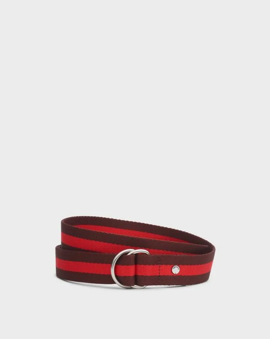 Gracie Sport Stripe Webbed Belt