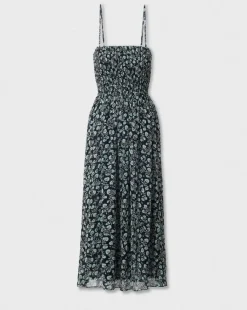 Hallie Strapless Floral Dress