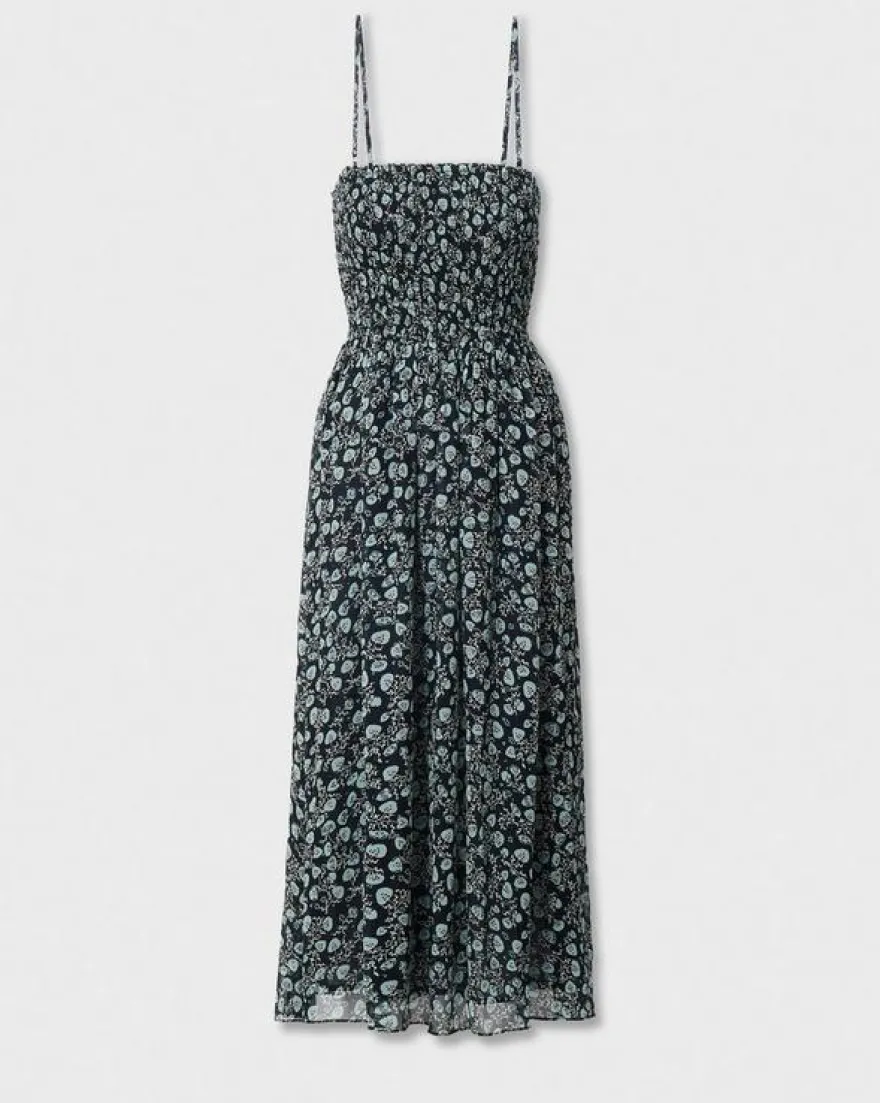 Hallie Strapless Floral Dress