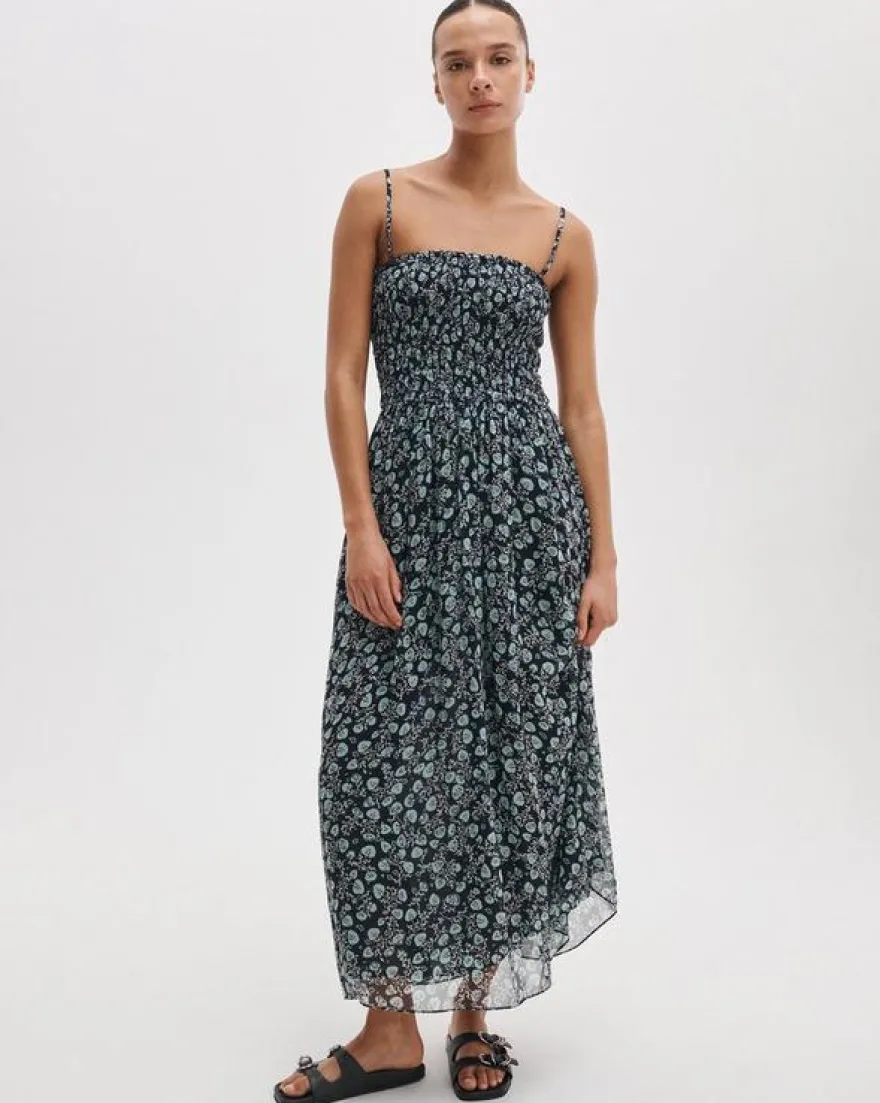 Hallie Strapless Floral Dress